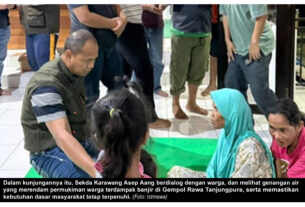 Seakda Aang kunjungi Korban Banjir 1