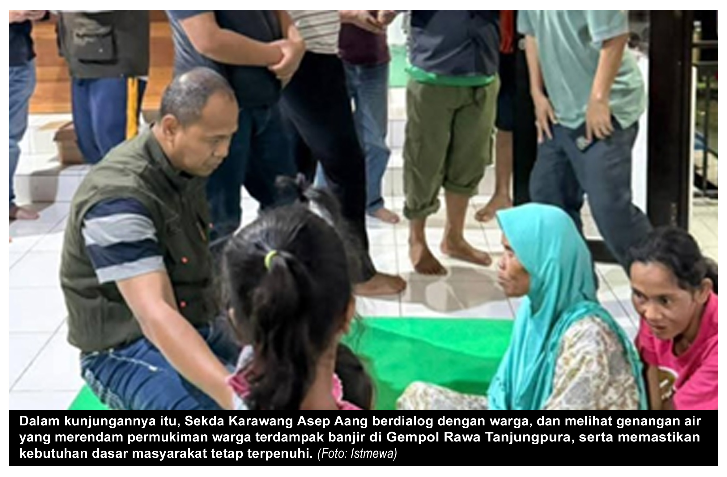 Seakda Aang kunjungi Korban Banjir 1