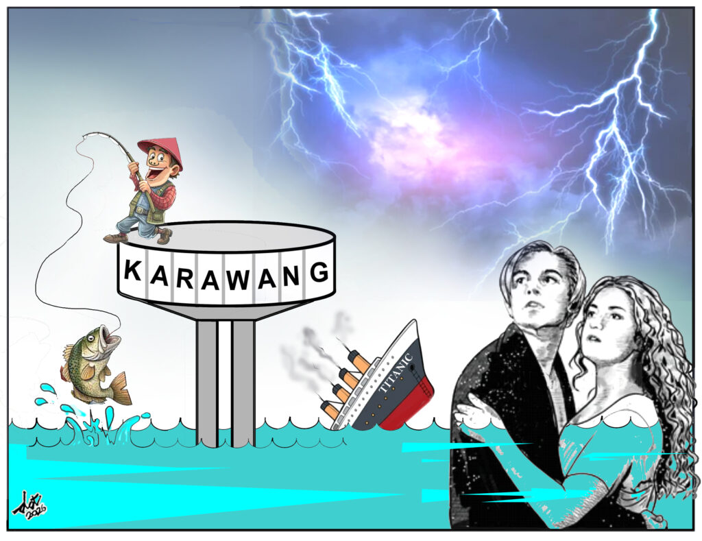 Karawang Banjir: Sistem Drainase Dinas PUPR Yang Buruk Harus Bertanggung Jawab 2 TITANIC BANJIR VKRW 2026 1