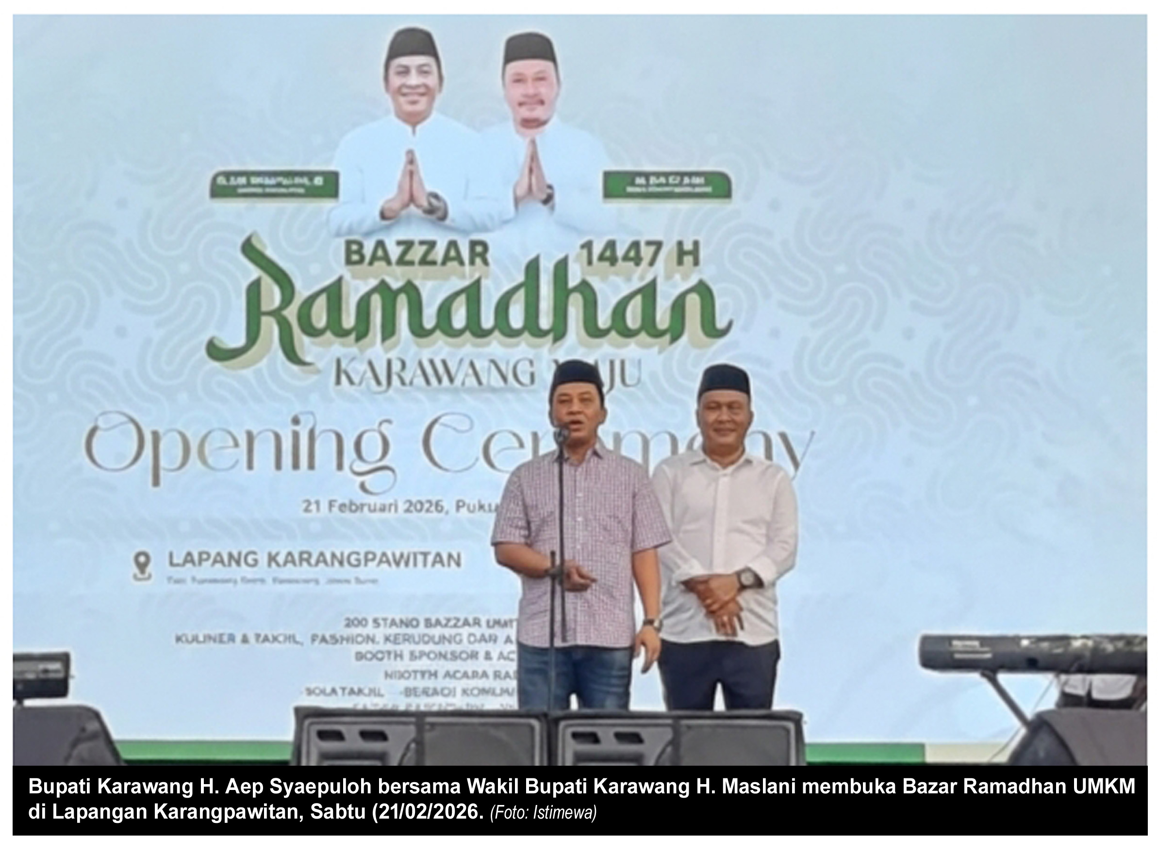 Opening ceremony for Ramadan bazaar